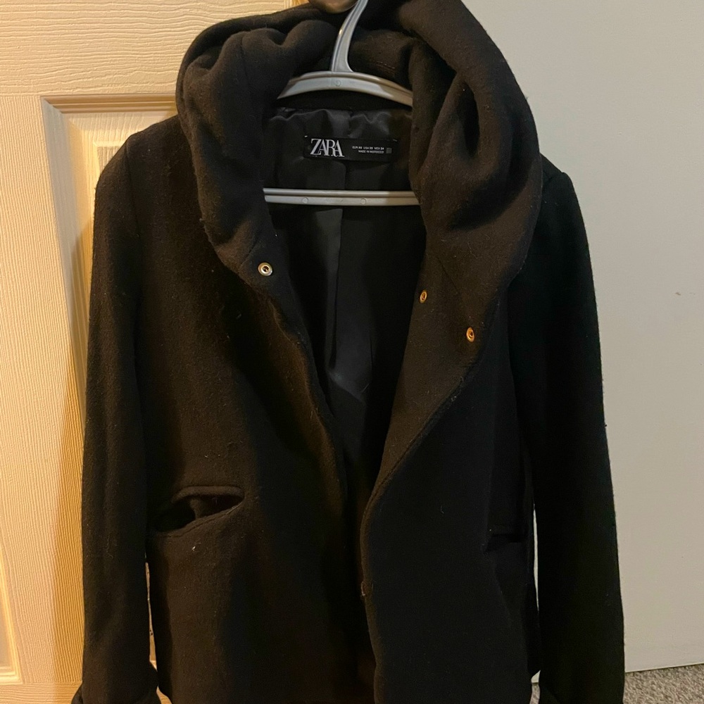 Looks new Shawl collar coat from Zara